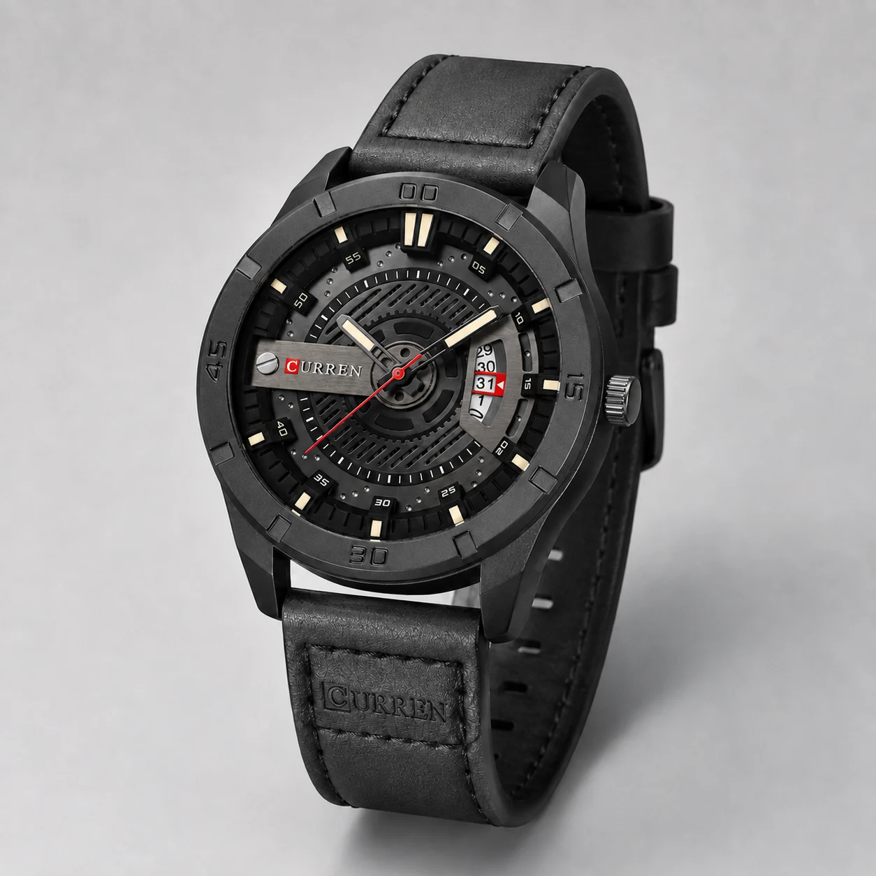 CURREN Black Colour 8301 Men’s Premium Watch